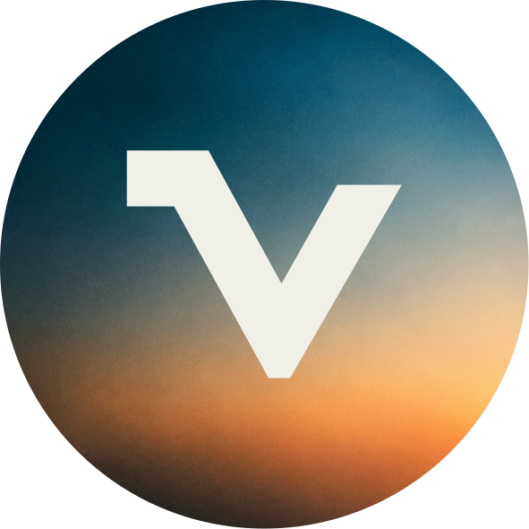 Sunset signal, a circle veridis sticker