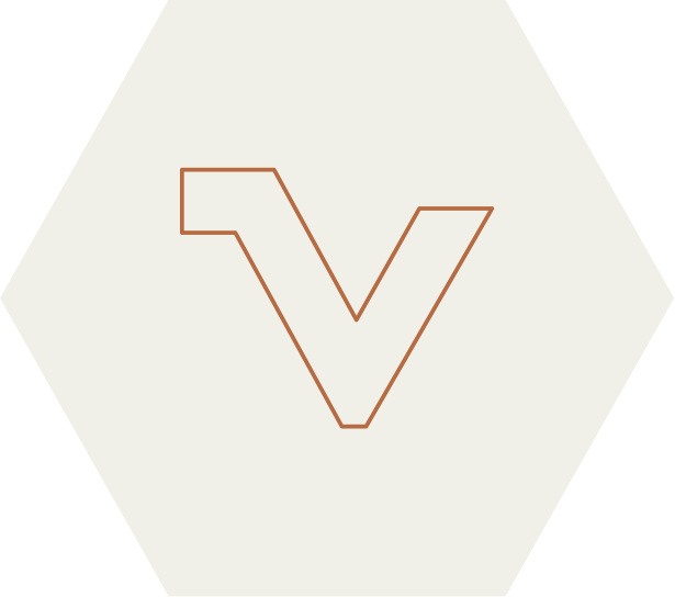 Outline hex, a hexagon veridis sticker