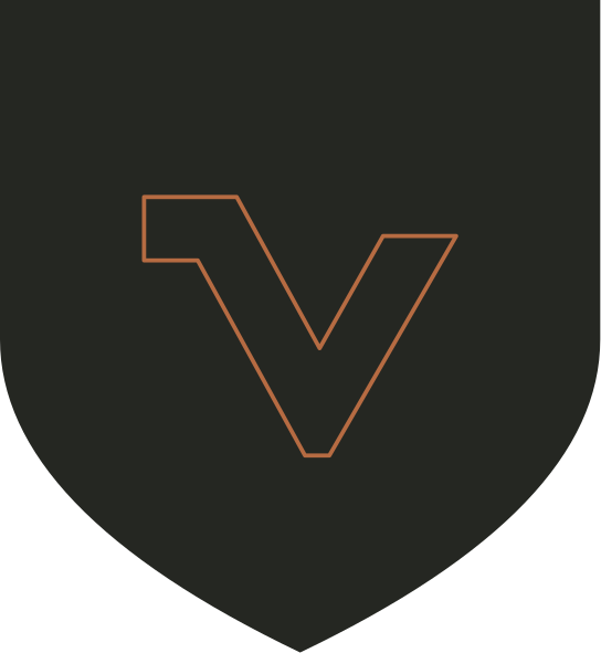 Outline crest, a shield veridis sticker